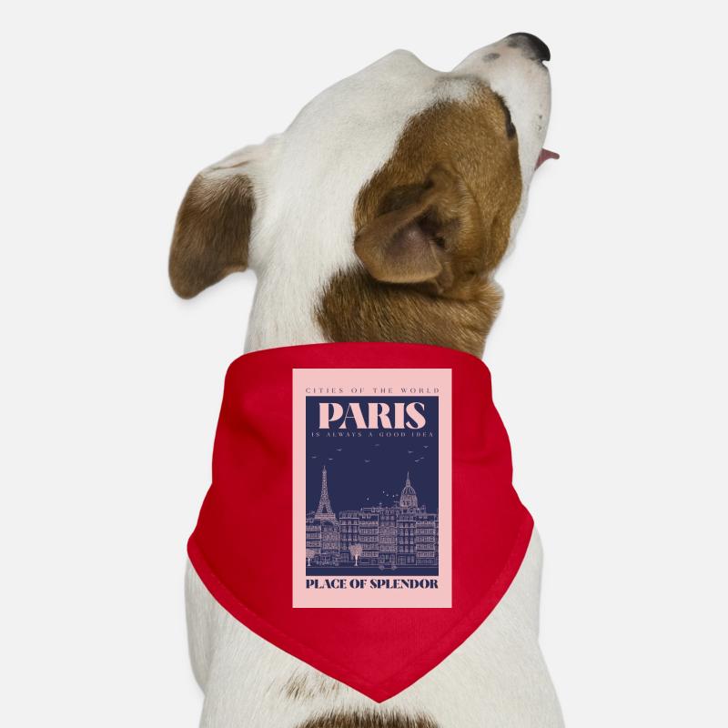 Paris Hunde-Bandana