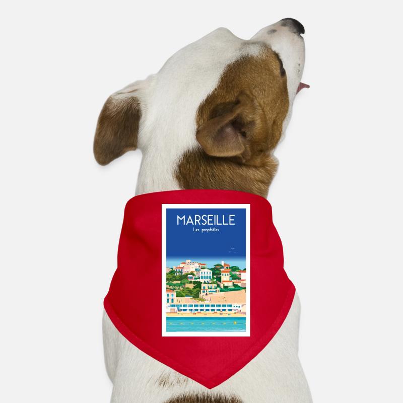 MARSEILLE LES PROPHETES Bandana pour chien