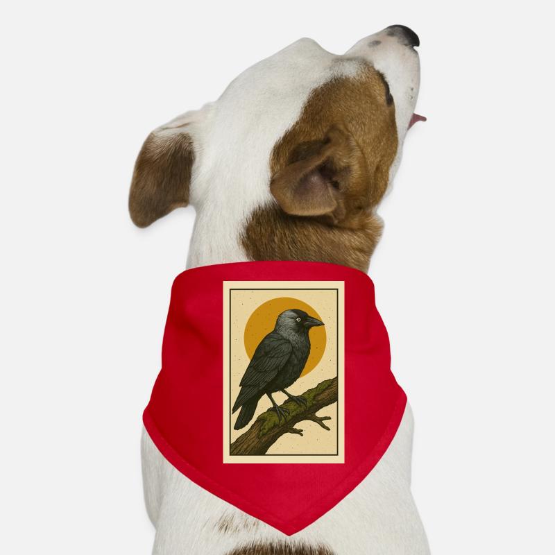 Kaukrähe Dohle Hunde-Bandana