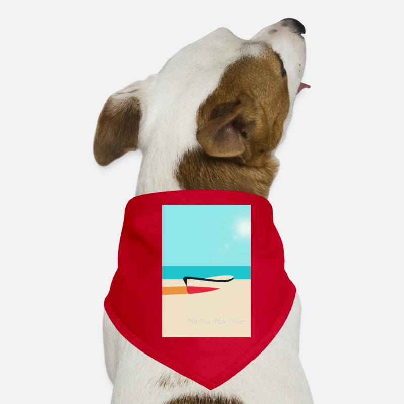 Plus de stress sans mer Bandana pour chien