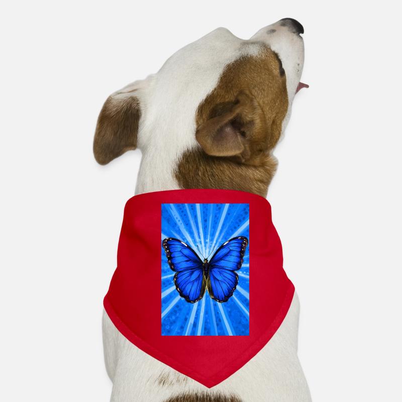 Schmetterling Hunde-Bandana