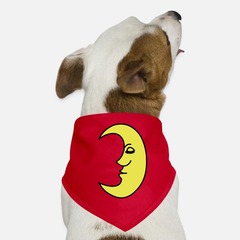 Mond - moon Hunde-Bandana