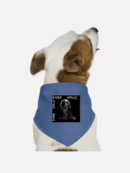 Unveiling the Sinister Extraterrestrial: A Dark At - Dog Bandana - red - Front
