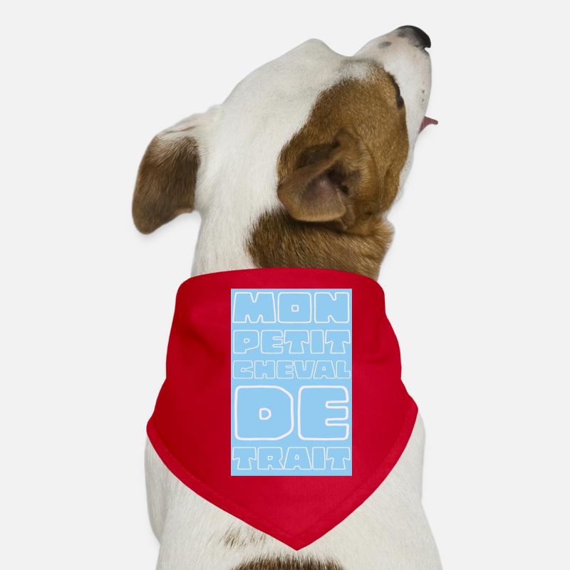 Mon petit cheval de trait Bandana pour chien