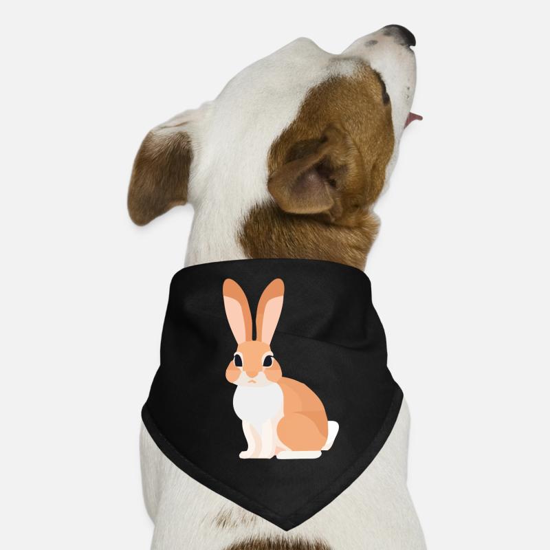 Bunny rabbit with big ears at Easter Dog Bandana