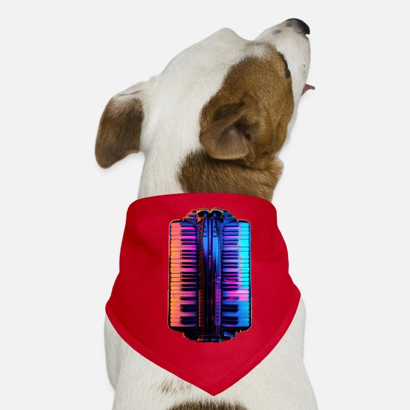 Akkordeon Hunde-Bandana