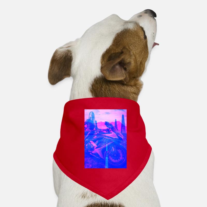 Fille de motard Bandana pour chien
