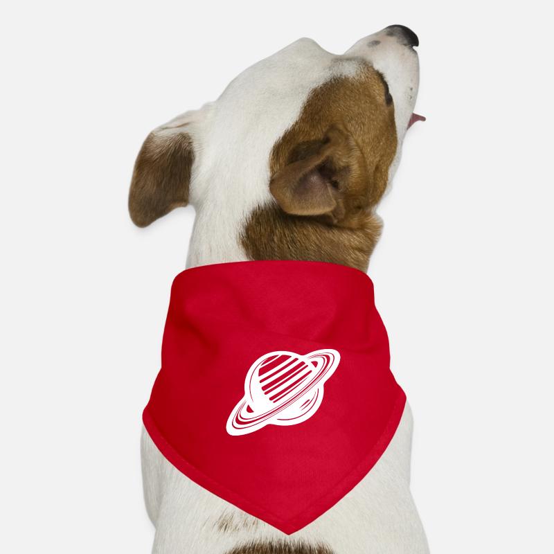 Ringed planet with ring system in the solar system Dog Bandana