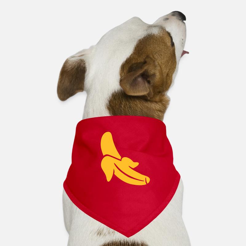 Banane Hunde-Bandana