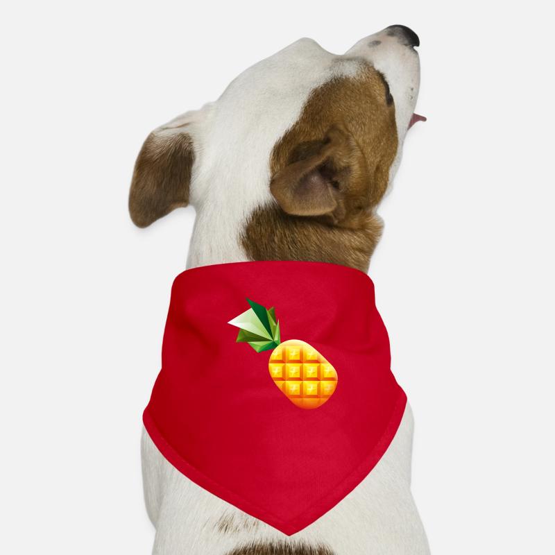 Smiley Pineapple Hunde-Bandana