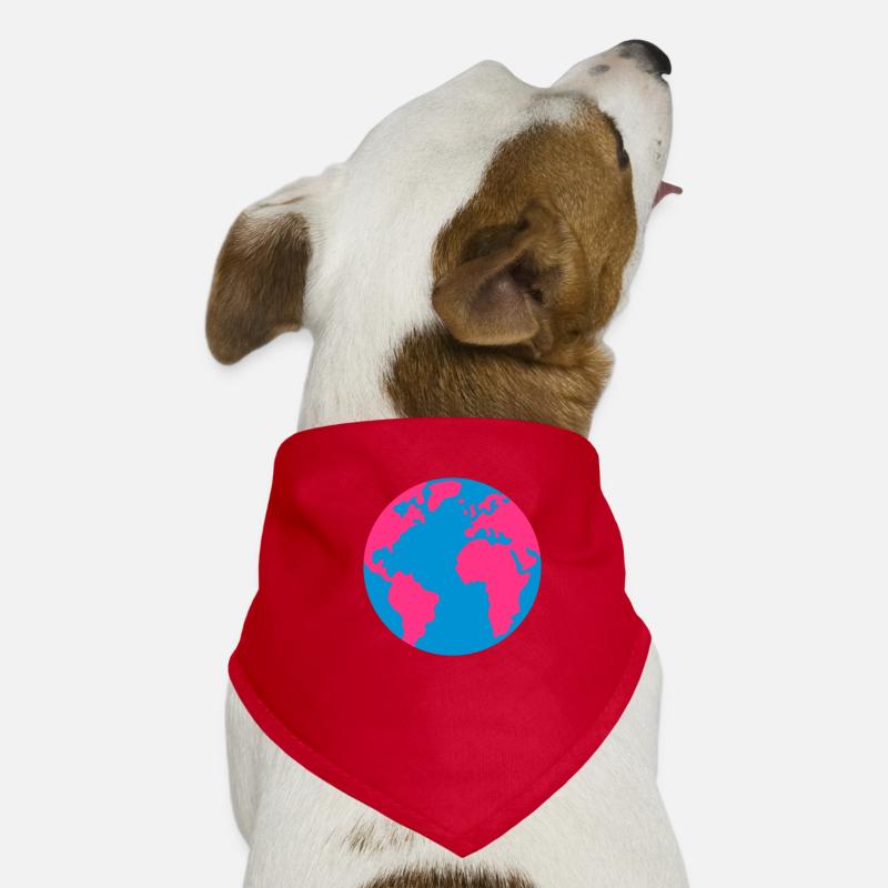 Planet Erde Hunde-Bandana