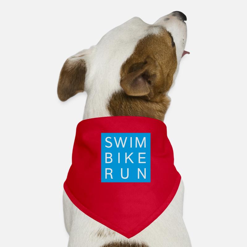 Course de vélo Bandana pour chien