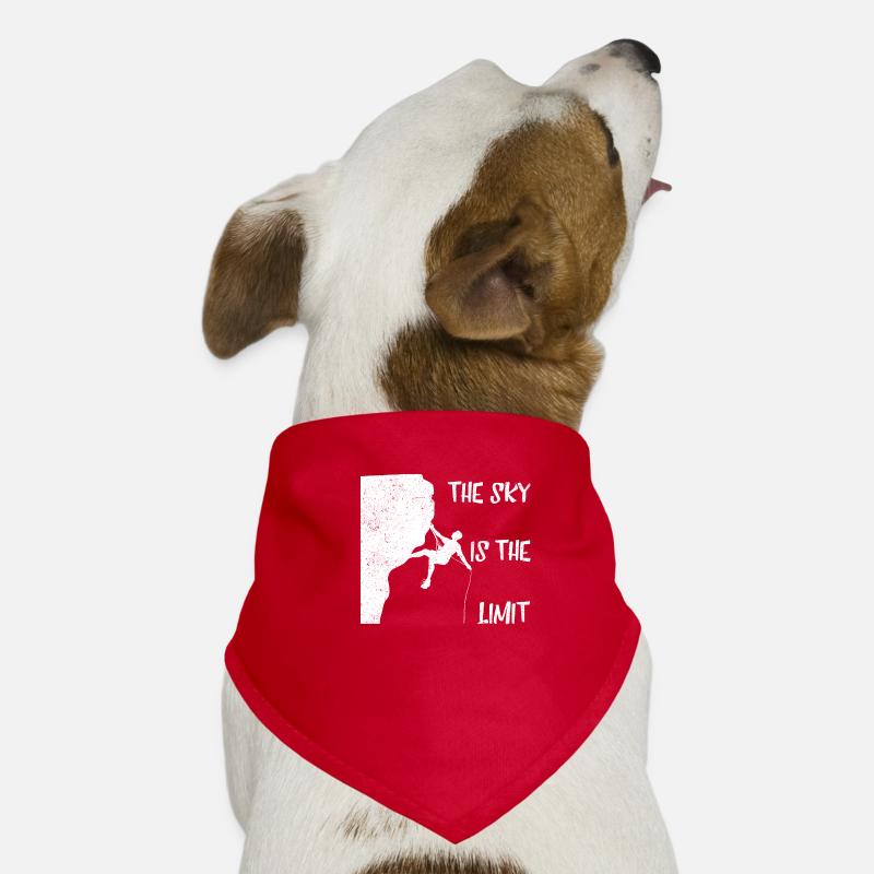 The Sky is the limit white Hunde-Bandana