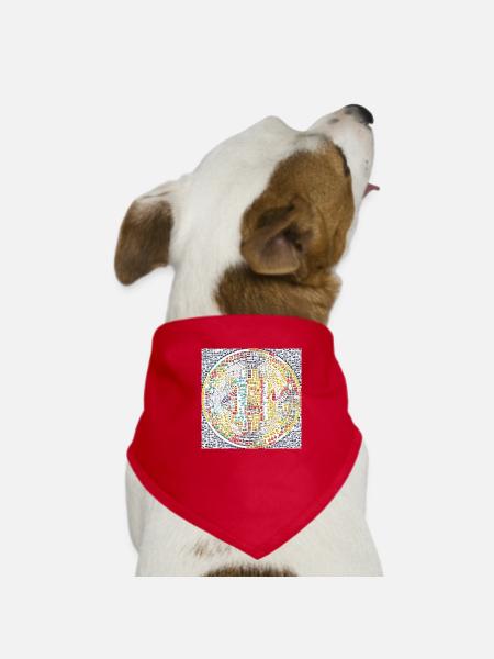 Bitcoin - Dog Bandana - red - Front