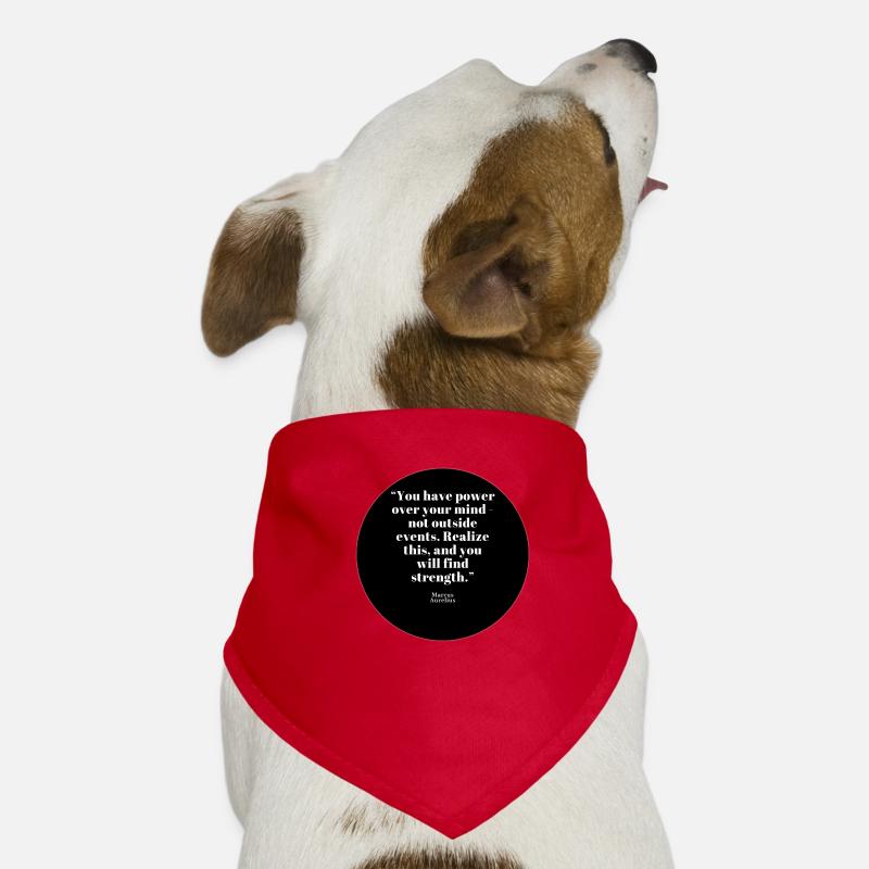 Marcus Aurelius Zitat Hunde-Bandana