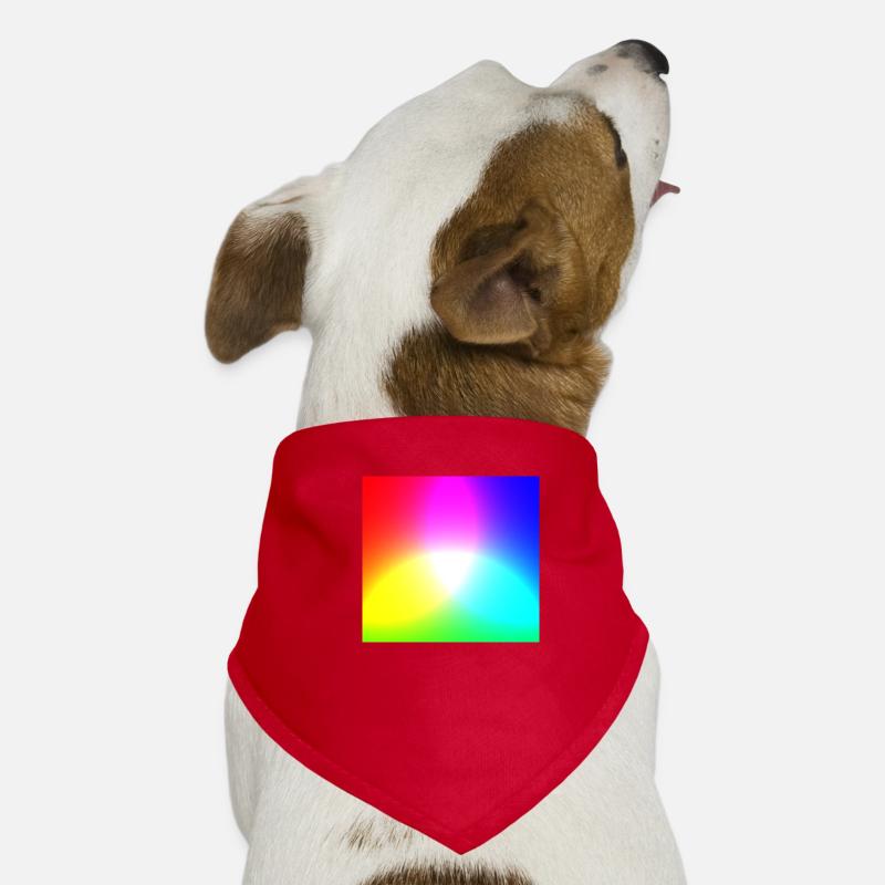 Palette de couleurs RVB - Mélange additif de couleurs Bandana pour chien