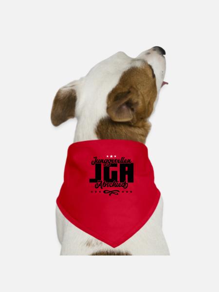Enterrement de vie de garçon enterrement de vie de garçon - Bandana pour chien - rouge - Devant