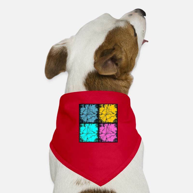 Style urbain Popart Bandana pour chien