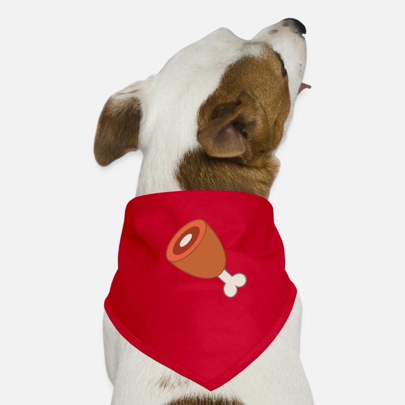 Fleisch Keule Hunde-Bandana