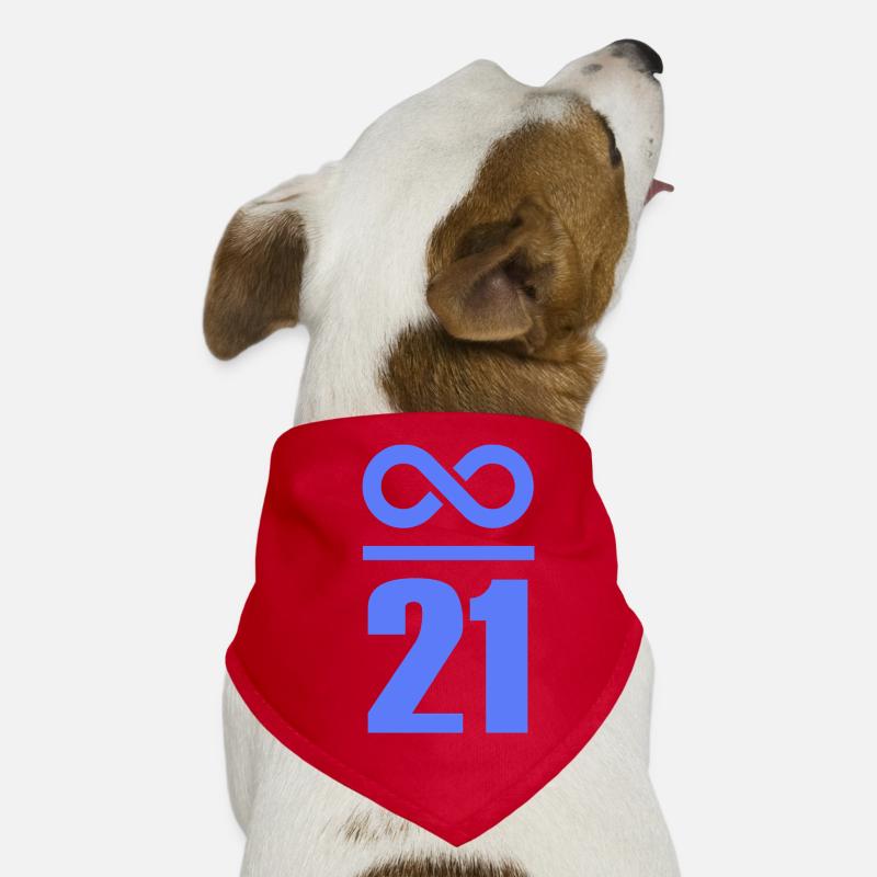 Infini par 21 millions de Bitcoin Infinity Bandana pour chien