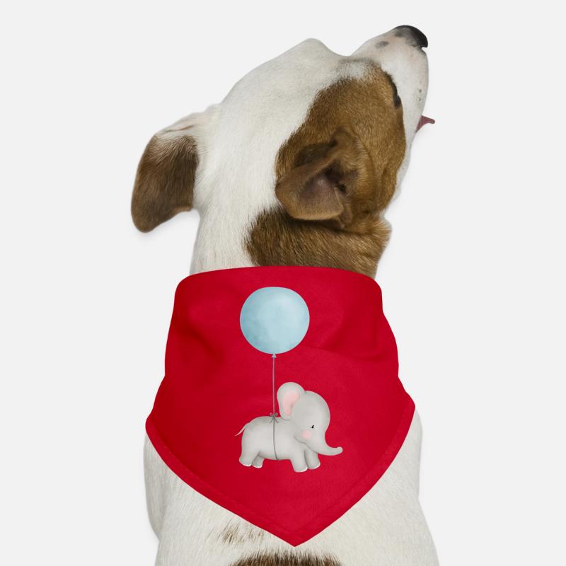 Éléphanteau avec ballon Bandana pour chien