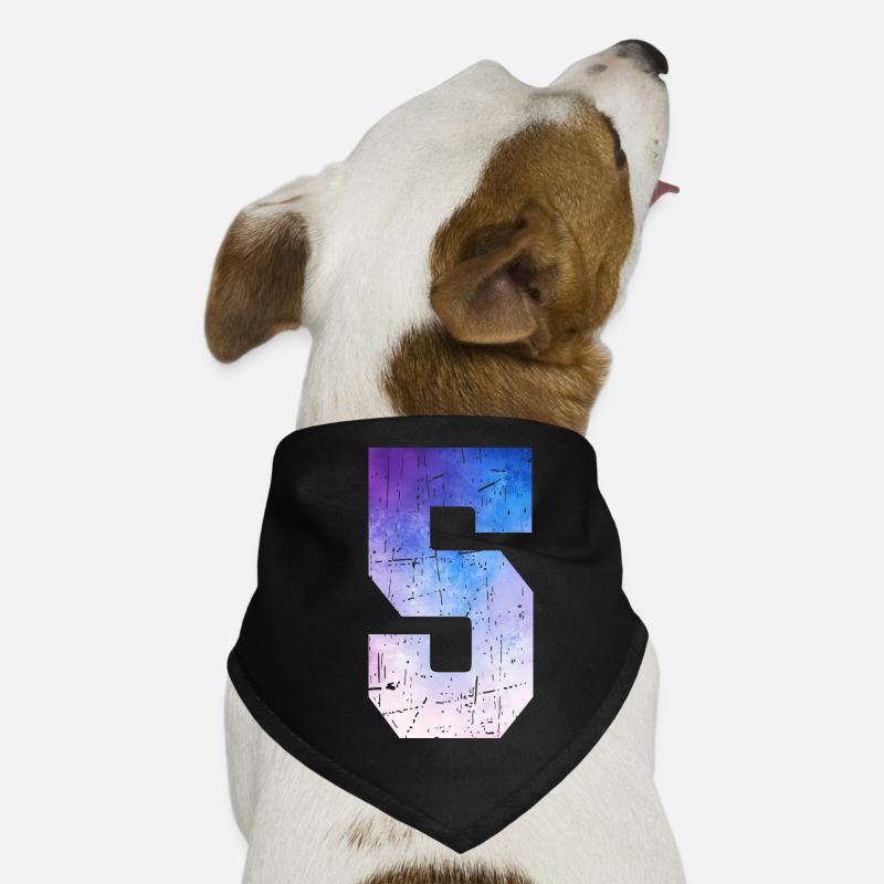 numéro 6 – Cadeau anniversaire 6 ans Bandana pour chien