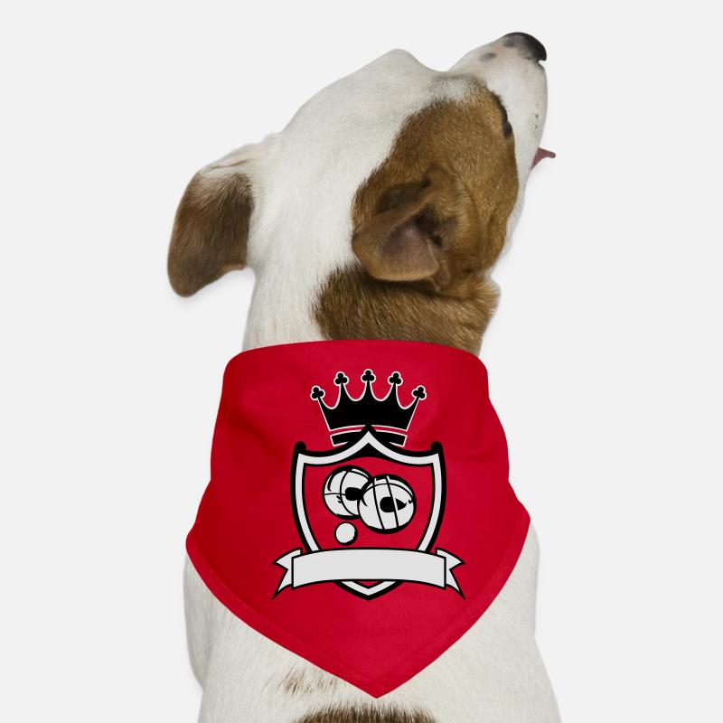 King petanque no text Dog Bandana