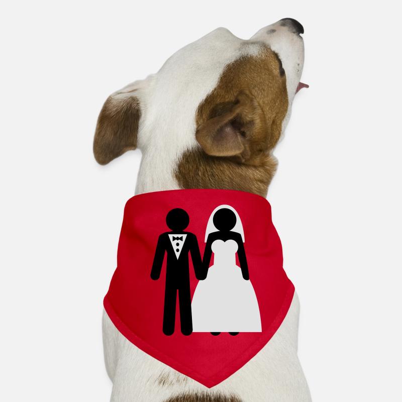 wedding_couple Hunde-Bandana