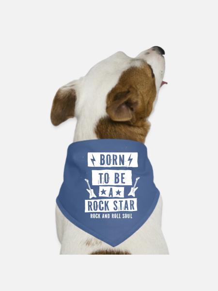 Geboren, um ein zu sein Grafik - Hunde-Bandana - Rot - Vorne