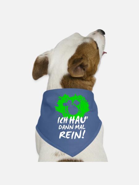 Drums - Hunde-Bandana - Rot - Vorne