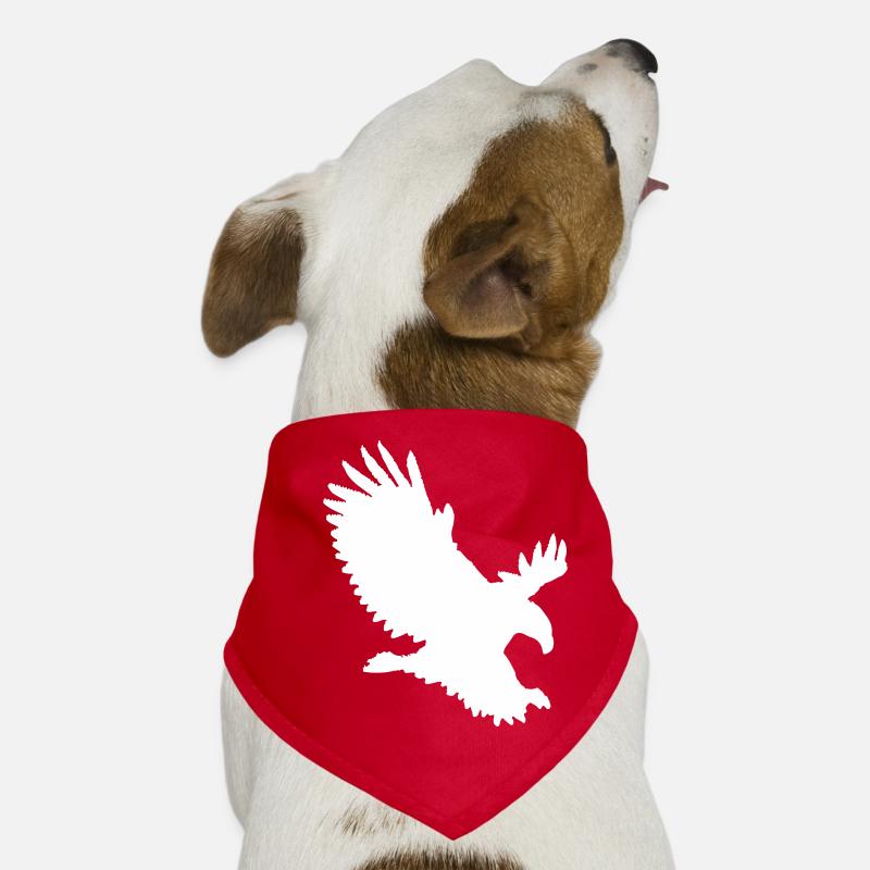 Aigle s’approchant Bandana pour chien