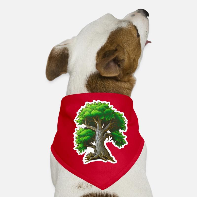 Lebenssäule: Der majestätische Baum Hunde-Bandana
