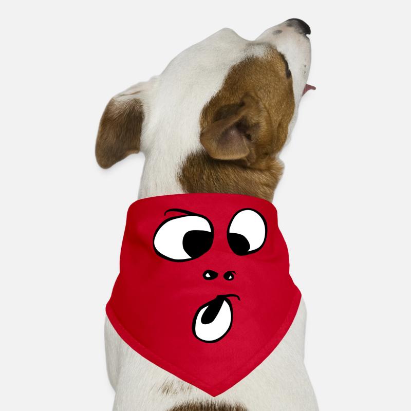 Oh! Face Ghost Ghost Halloween Comic Dog Bandana