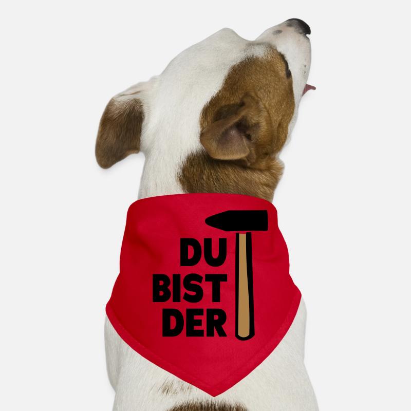 Du bist der Hammer Geschenkidee Hunde-Bandana