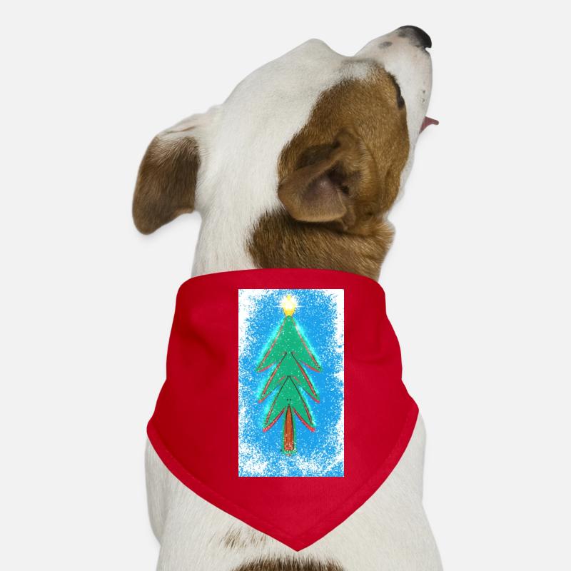 Weihnachtsbaum Hunde-Bandana