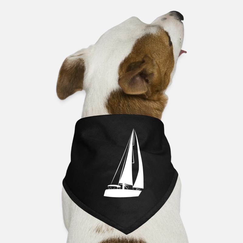 Segelschiff Hunde-Bandana
