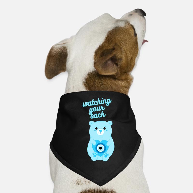 Evil Eye Protection Bear Dog Bandana
