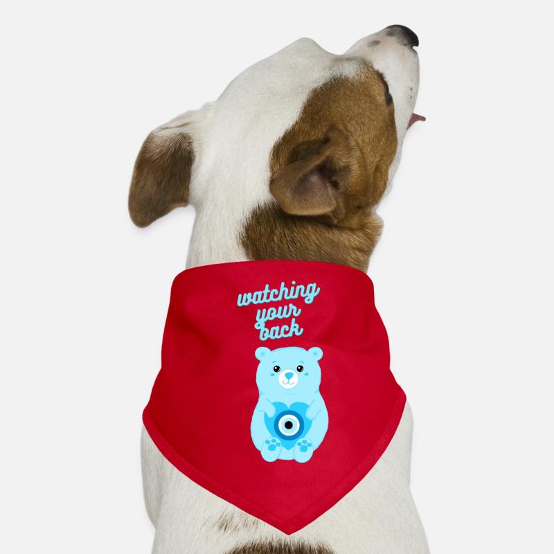 Evil Eye Protection Bear Dog Bandana