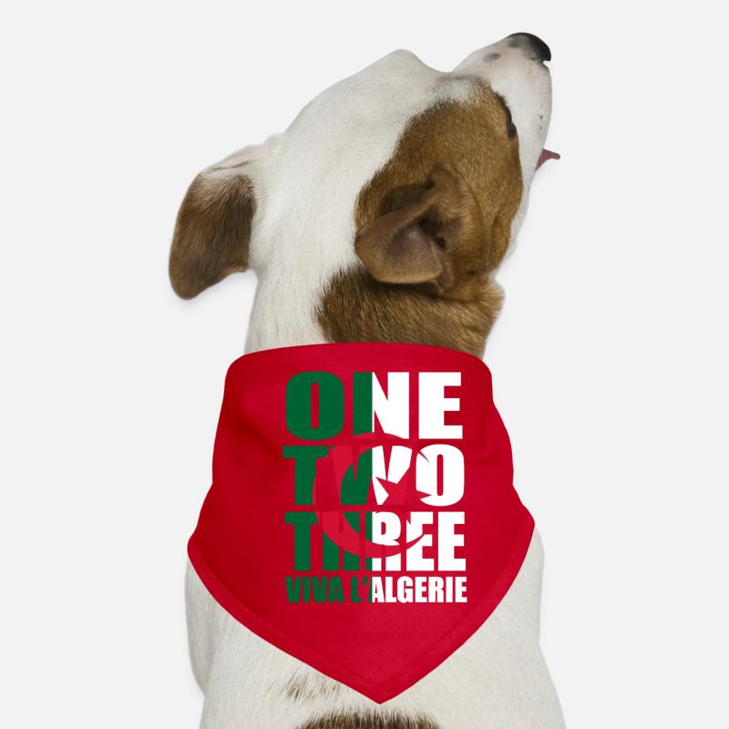 ONE TWO THREE ALGERIA Dog Bandana
