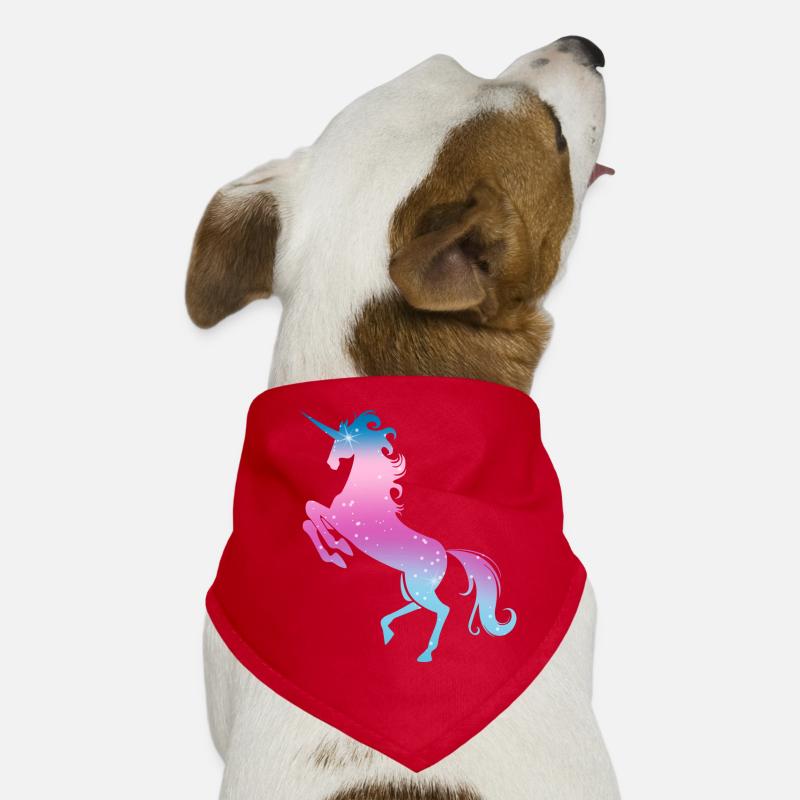 Das magische Sternen Einhorn Hunde-Bandana