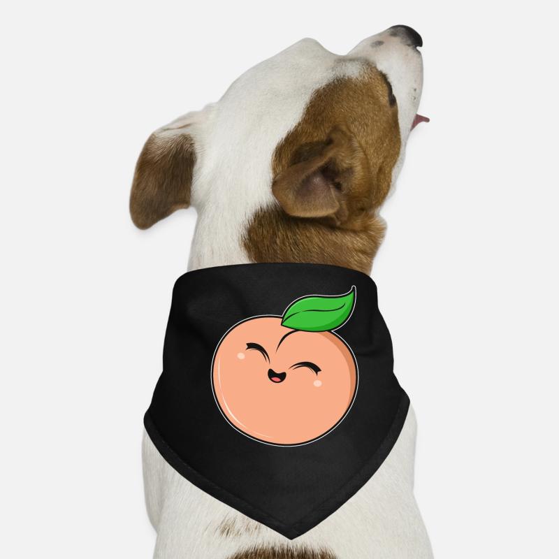 Visage de pêche mignon Bandana pour chien