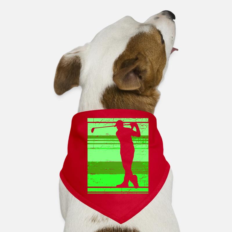 Golf Golfer Dog Bandana