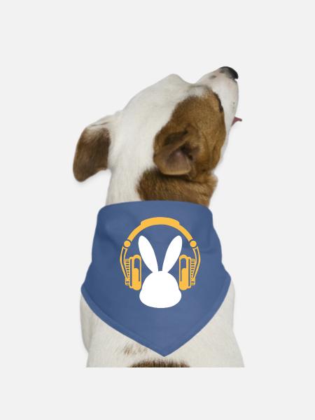 Easter - Dog Bandana - red - Front
