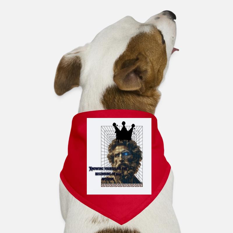 La connaissance de soi – L’origine de toute sagesse Bandana pour chien