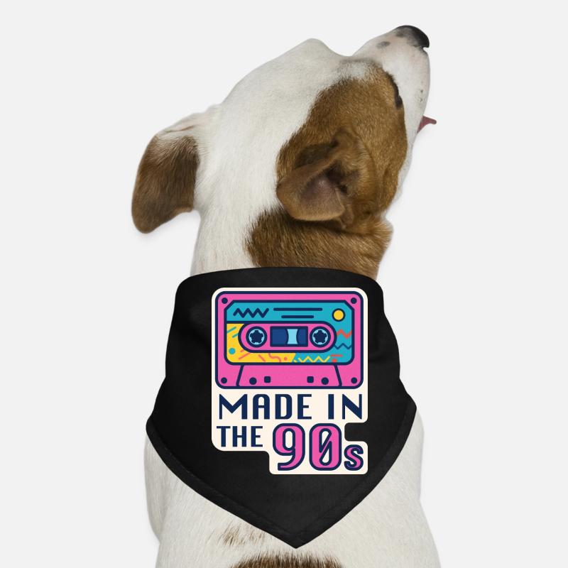 Cassette 90s Nostalgia Design Dog Bandana