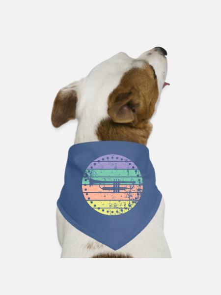 trumpet - Dog Bandana - red - Front