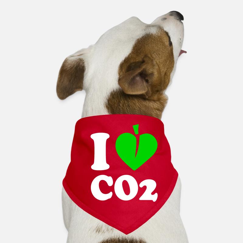 I love co2 Hunde-Bandana