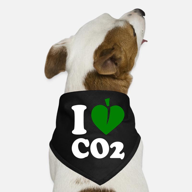 I love co2 Dog Bandana