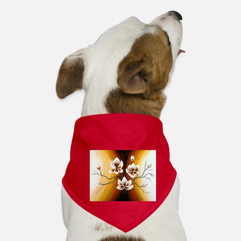 Magnolias - Acrylic Dog Bandana