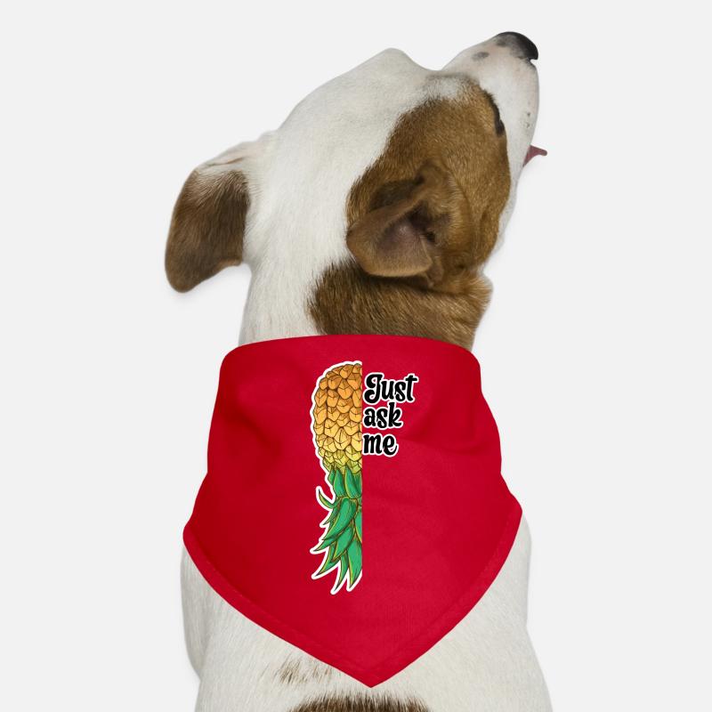 Upside Down Pineapple Swinger Just ask me Ananas Dog Bandana